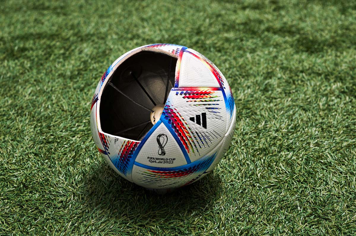 توپ متصل به شبکه جام جهانی قطر