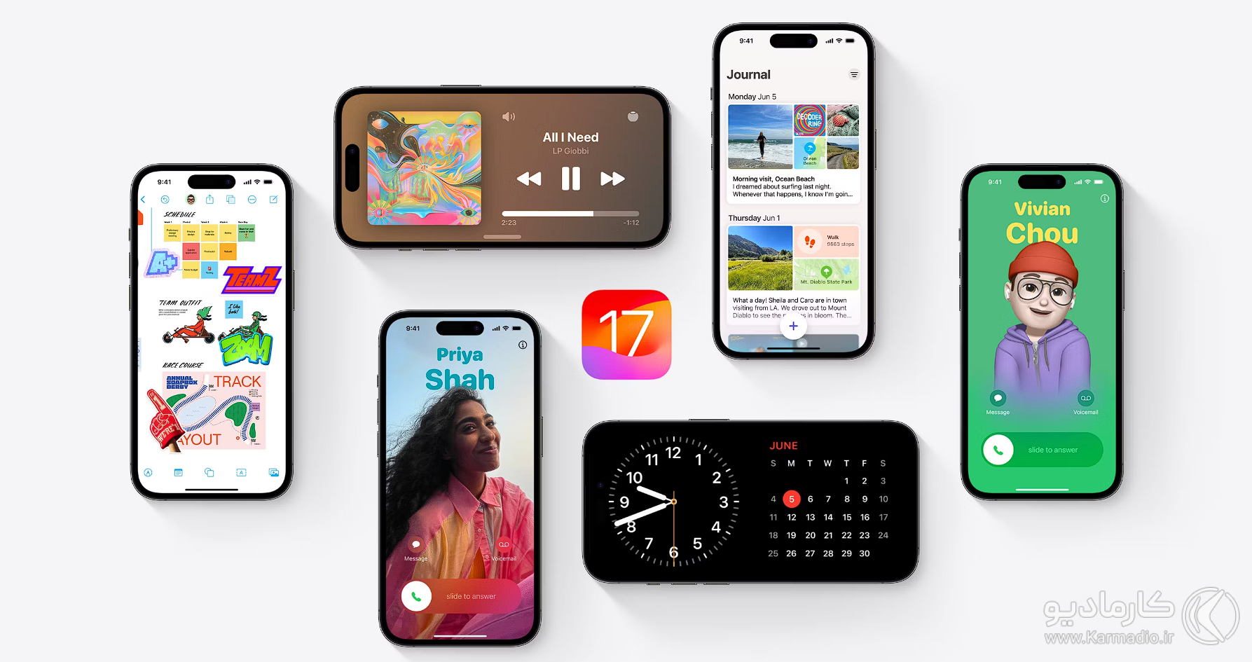 معرفی iOS 17