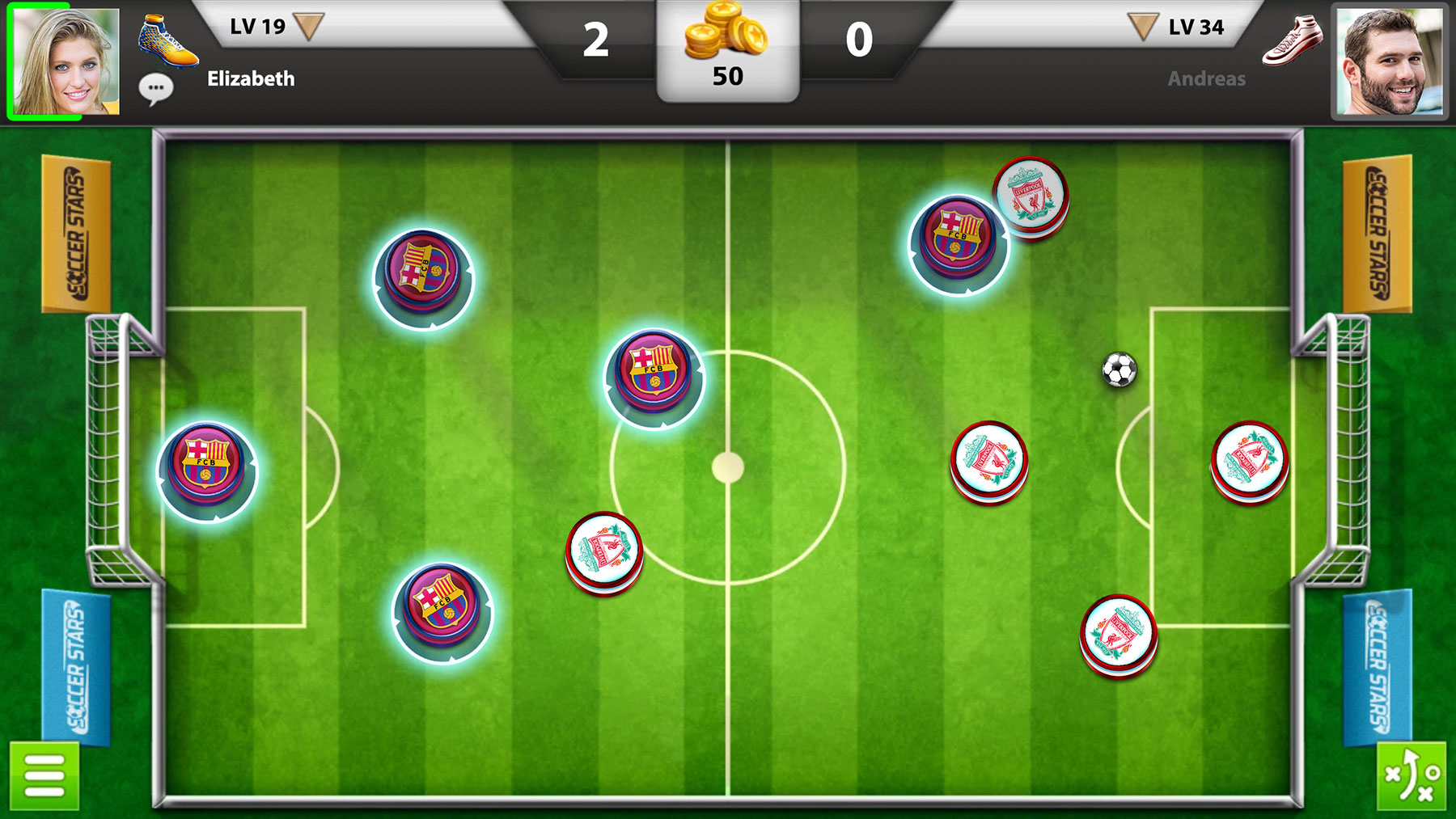 بازی موبایل Soccer Stars