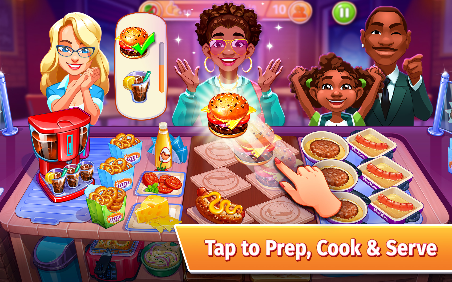 بازی موبایل Cooking Craze