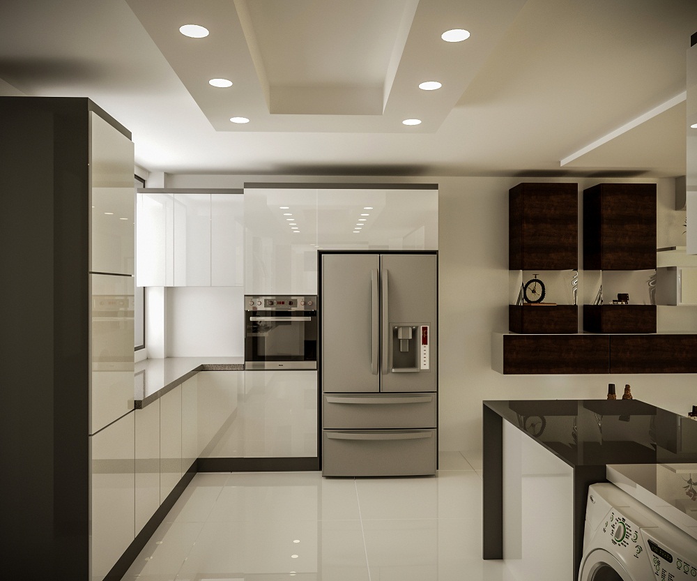بالای یخچال کابینت بساز/ مزایای استفاده از کابینت بالای یخچال 
