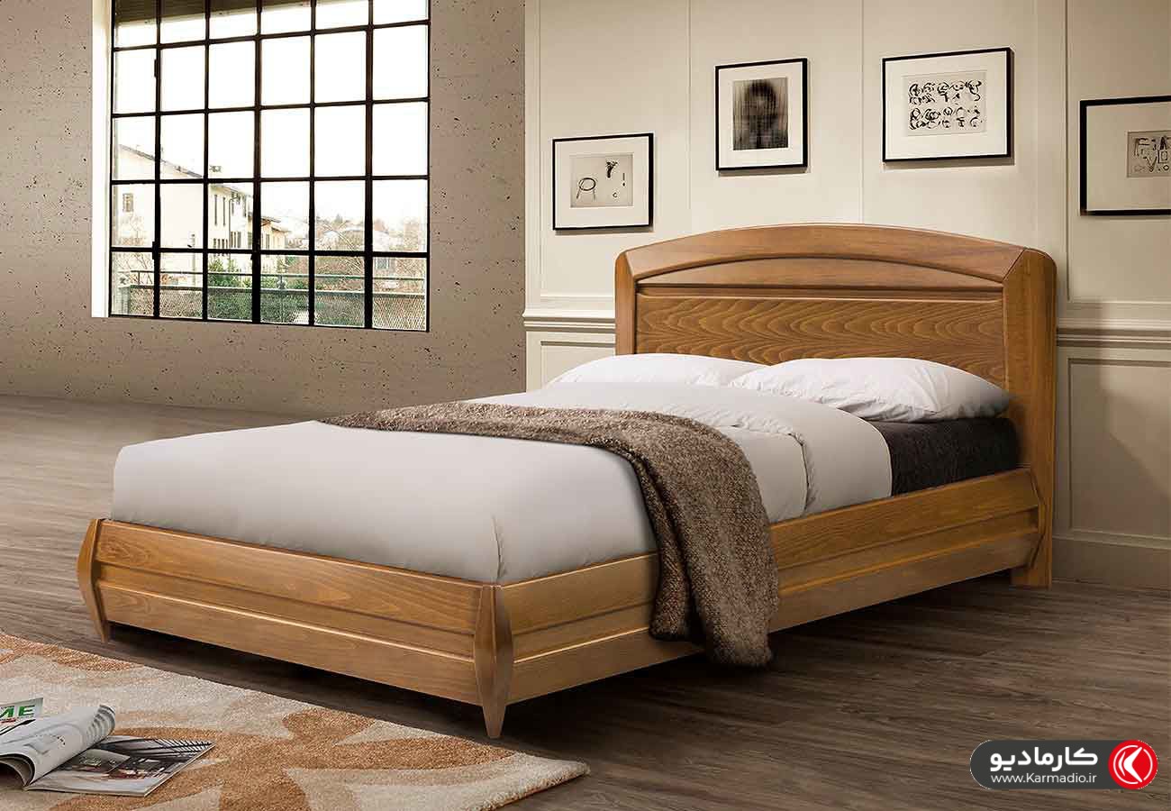 تختخواب چوبی