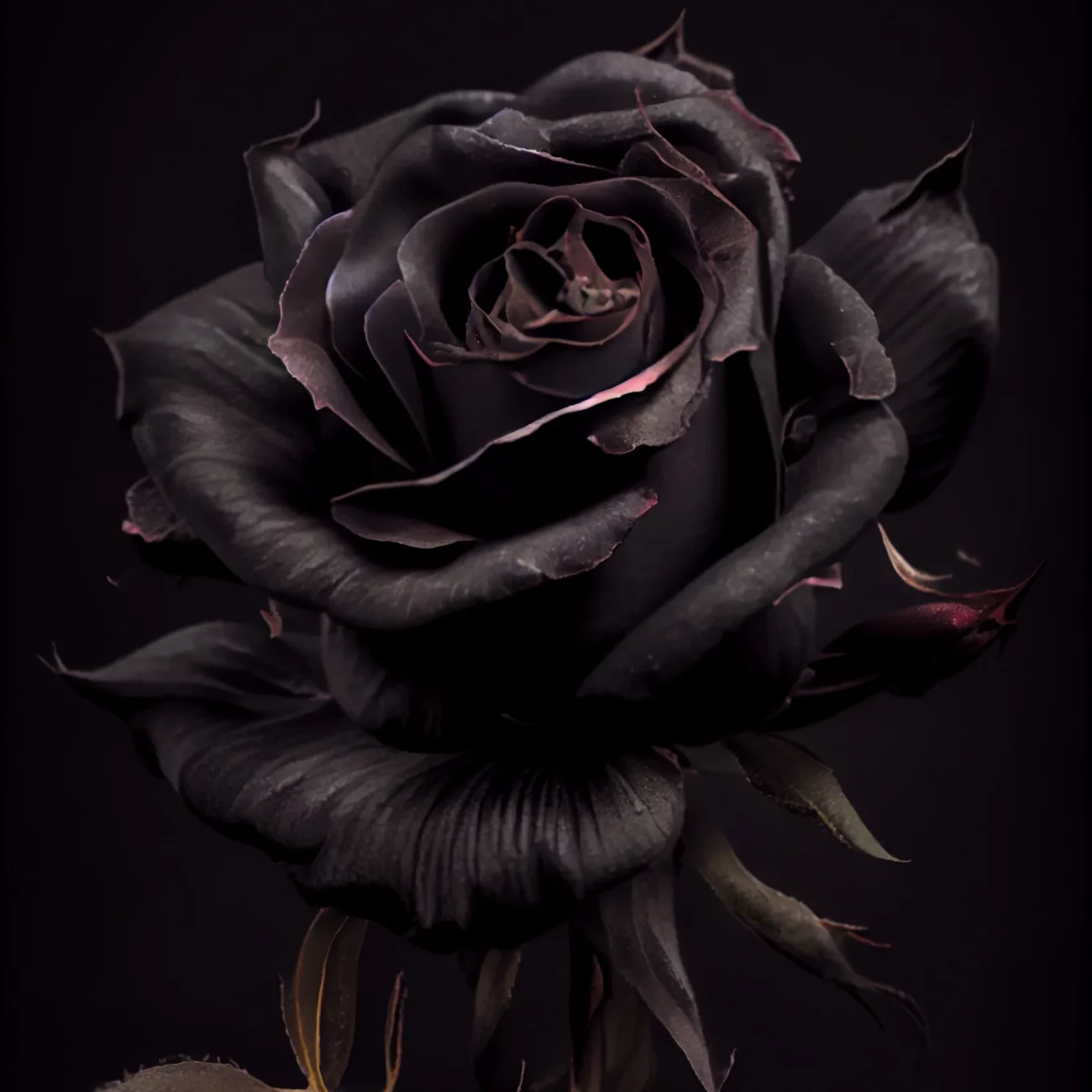 گل رز بلک باکارا Rose Black Baccara