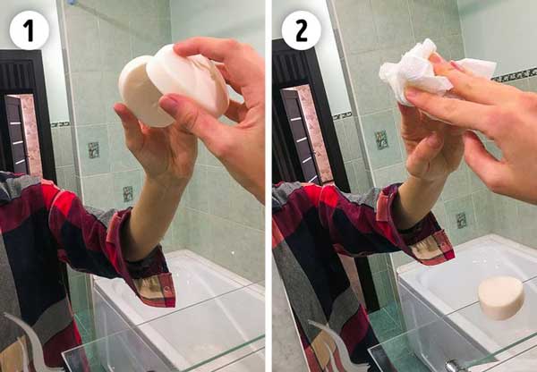 جلوگیری از بخار گرفتگی آینه و عینک با صابون