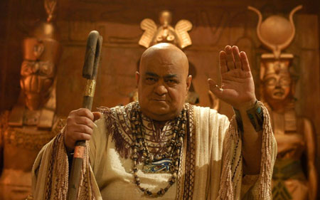 عباس امیری در نقش آنخ‌ ماهو کاهن اعظم بازیگر سریال یوسف پیامبر