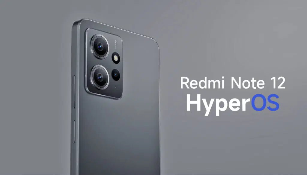 Redmi Note 12 به‌روزرسانی HyperOS را دریافت می‌کند