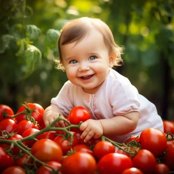 زمان شروع دادن گوجه فرنگی به کودکان