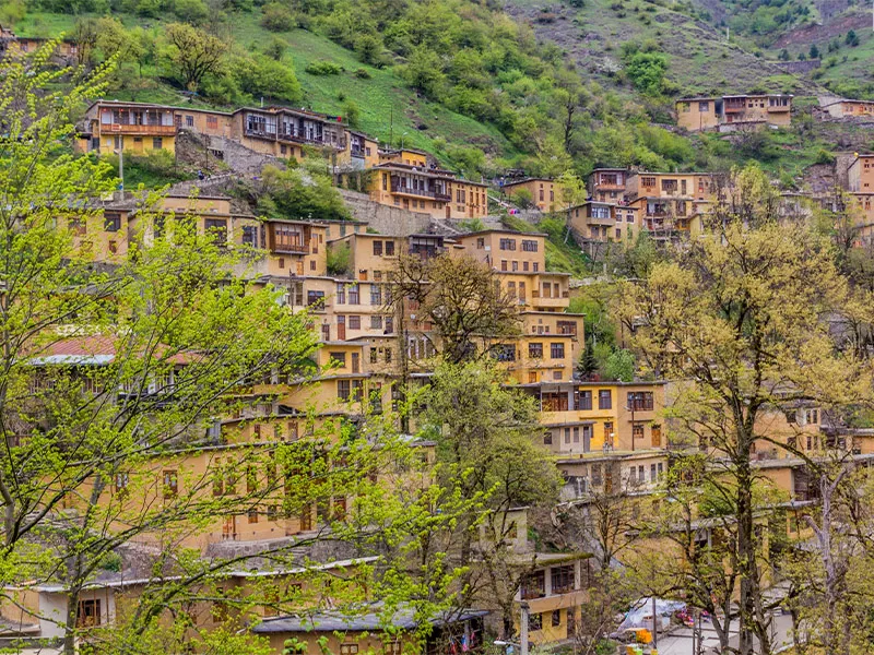 روستای ماسوله در فصل بهار