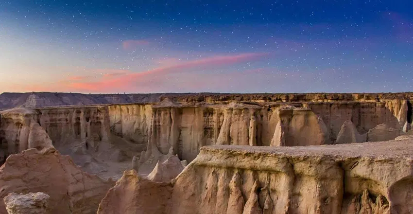 موقعیت مکانی دره ستارگان قشم