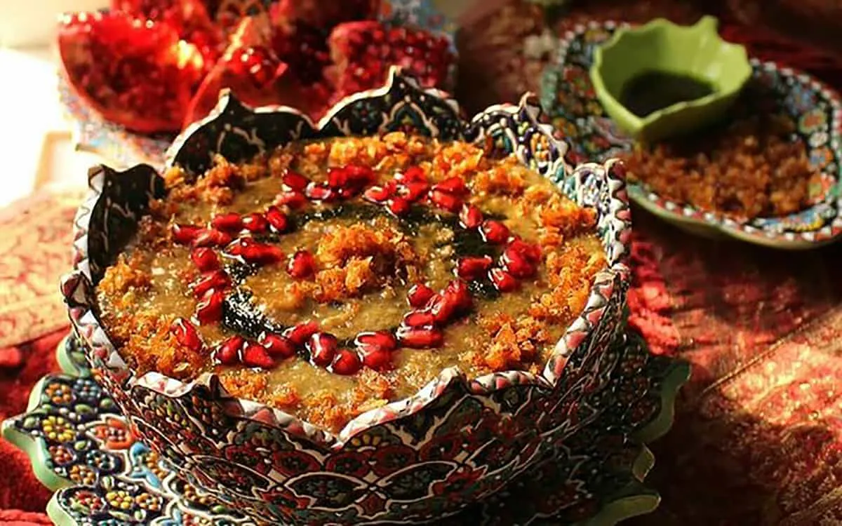 طرز تهیه آش انار ساوه