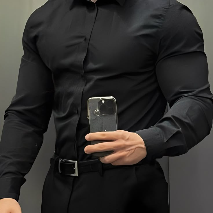 Men's black dress