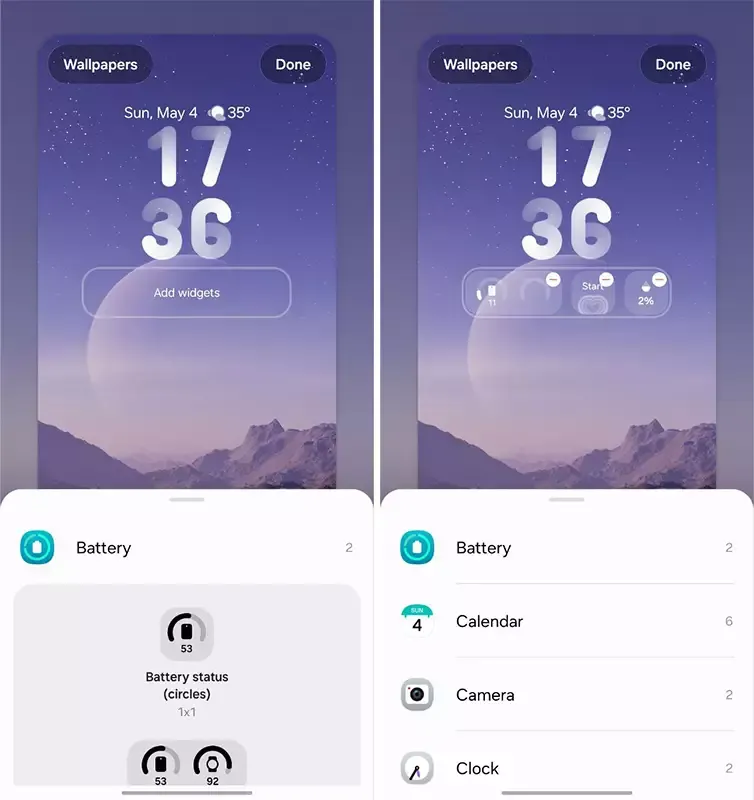 ویجت‌ها (Widgets)